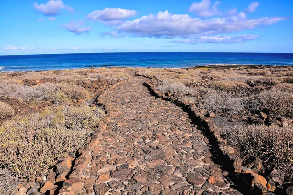 Bild Landsväg Desert Dirt Road — Stockfoto