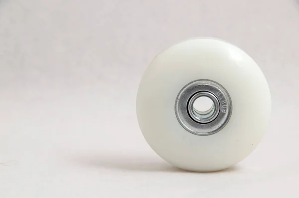 New Skateboard Parts White Background Wheel — Stock Photo, Image