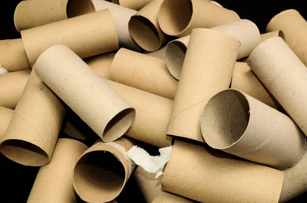 Rollo de papel higiénico vacío — Foto de Stock