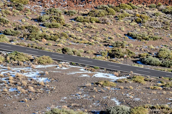 Paisaje del desierto en el Parque Nacional Volcan Teide —  Fotos de Stock