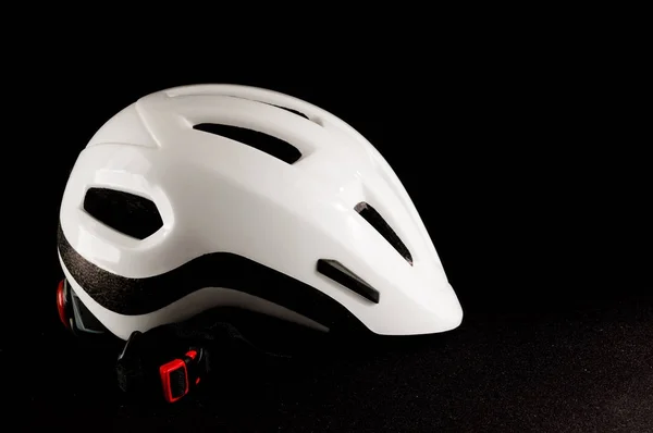 Imagen Casco Seguridad Bicicleta Blanca —  Fotos de Stock