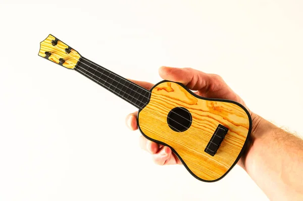Detail hračky basová kytara — Stock fotografie