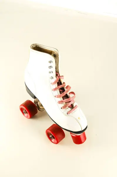 Primer plano de la bota de skate vintage — Foto de Stock