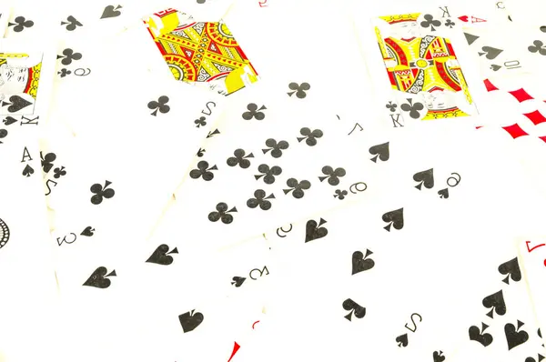 Textur der Pokerkarte — Stockfoto