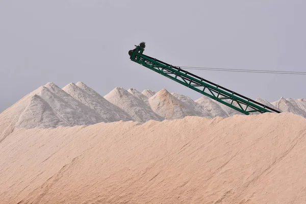 Foto Imagem Campo Produção Plano Sal — Fotografia de Stock