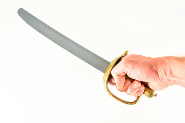 Zbliżenie: zabawka miecz nóż — Zdjęcie stockowe