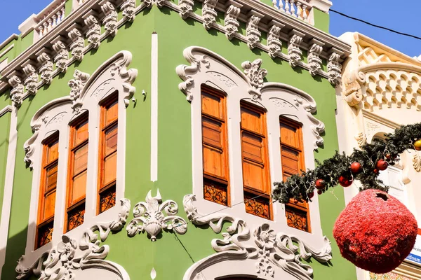 Edificio Moderno Colorato Las Palmas Isole Canarie Spagna — Foto Stock