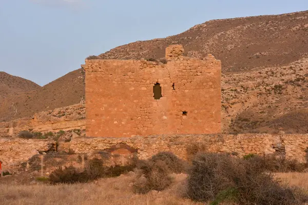 Foto Opuštěného Desert House Exteriér — Stock fotografie