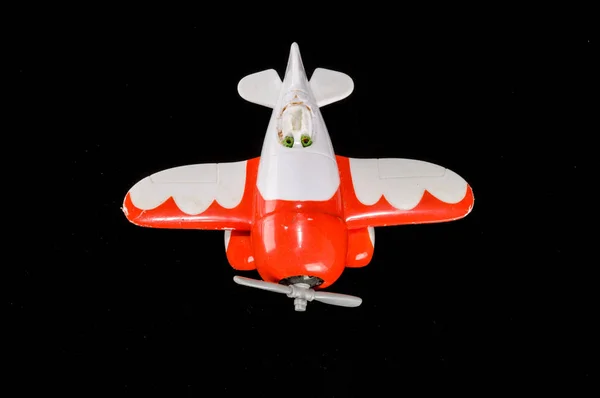 Close Airplane Toy Plain Background — Stock Photo, Image