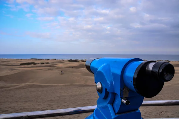 Desert Sand Dunes Maspalomas Gran Canaria Spain — Stock Photo, Image