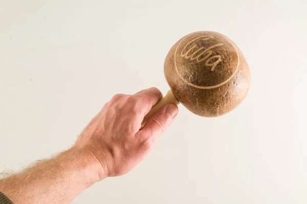 Maracas Cubains Instrument Musique Sur Fond Isolé — Photo