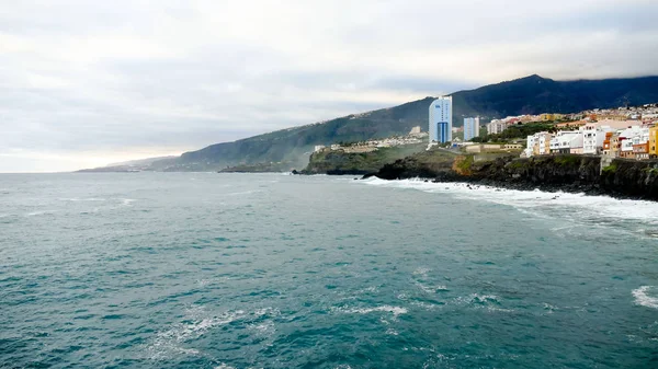 Ocean Coast 's View puerto de la cruz Tenerife — Fotografia de Stock