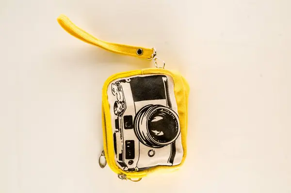 Close-up de saco de carteira de fotografia — Fotografia de Stock