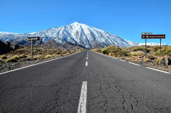 Paesaggio desertico nel Parco Nazionale del Teide Volcano — Foto Stock