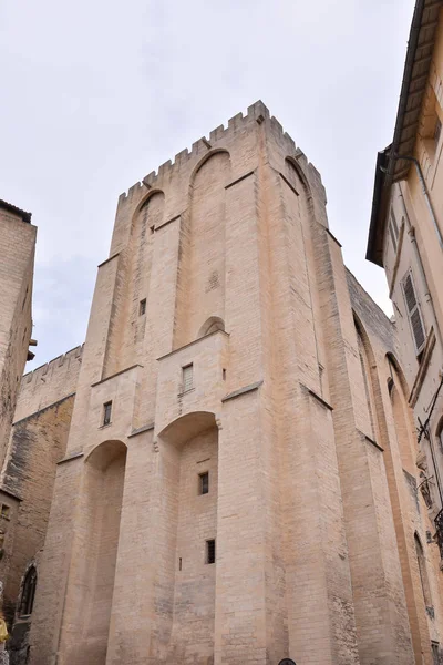 Avignon Provence Vista Para Cidade Palácio Dos Papas — Fotografia de Stock