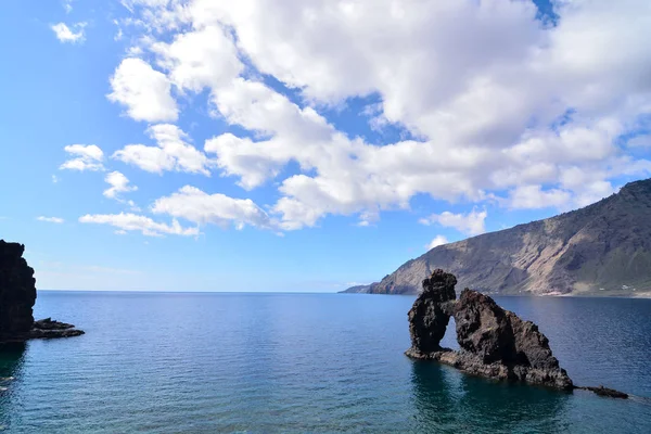 Hierro Kanarya Adaları Ndaki Roque Bonanza Plajı Spanya — Stok fotoğraf