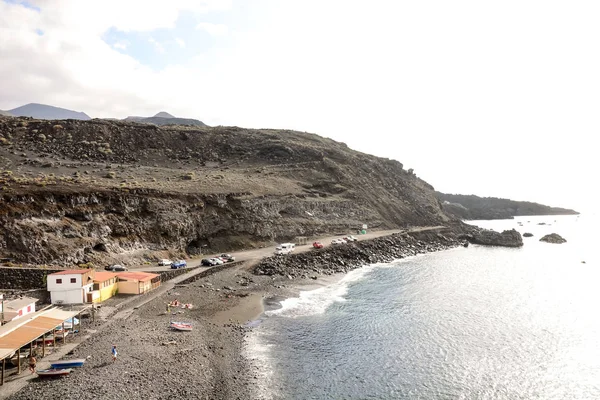 Trockener Strand Der Lavaküste Atlantik — Stockfoto