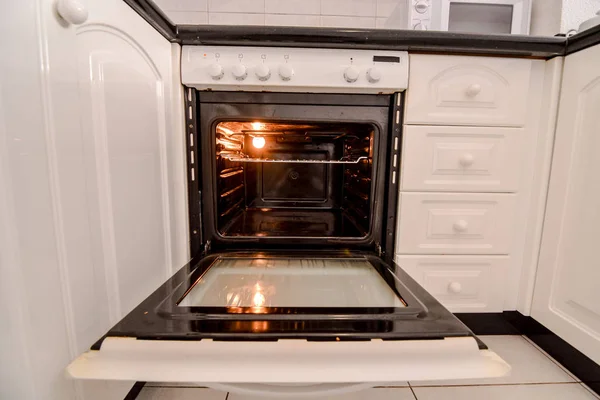 Photo Picture Internal View Modern Kitchen — Stock Photo, Image