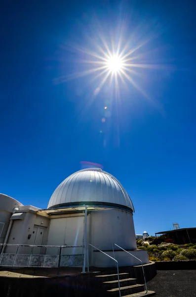 Telescópios Observatório Astronómico Teide Tenerife Espanha — Fotografia de Stock