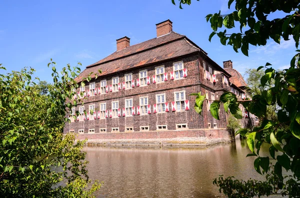 Antiguo Castillo Antiguo Europeo Westfalia Alemania — Foto de Stock