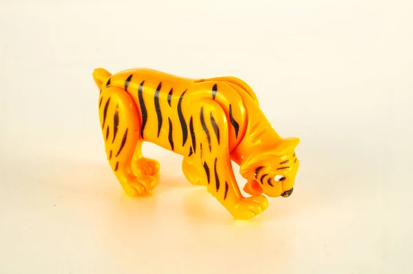 Close-up de felino gato leão animal de plástico — Fotografia de Stock