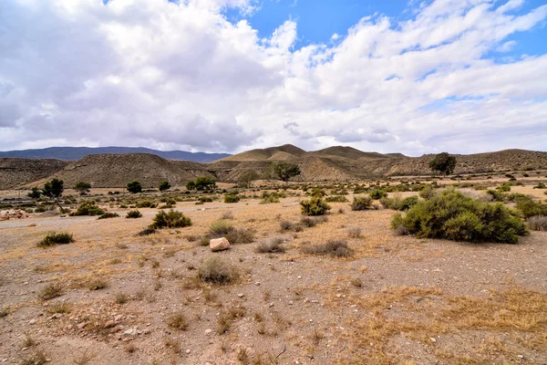 Uitzicht Woestijn Tabernas Provincie Almeria Spanje — Stockfoto