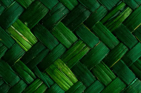 Bambus Vimini tkaní textury pozadí — Stock fotografie