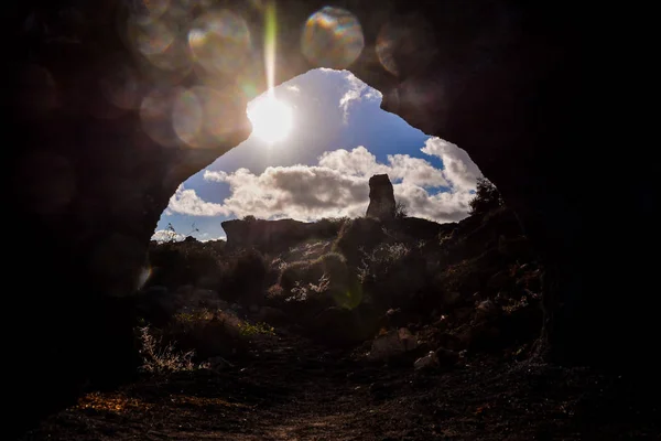 熱帯火山カナリア諸島のスペイン語の風景 — ストック写真