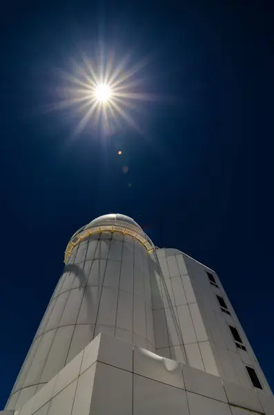 Telescopios Del Observatorio Astronómico Del Teide Tenerife España — Foto de Stock