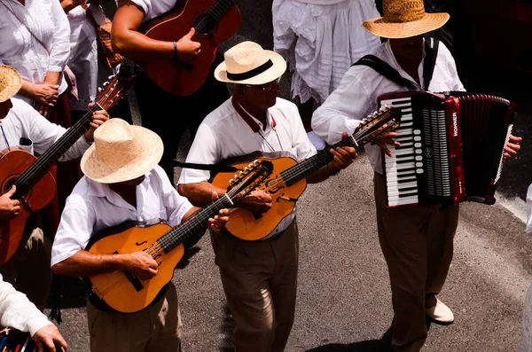 Tipik Romeria Fiesta Partisi Los Abrigos Tenerife Kanarya Adaları Spanya — Stok fotoğraf