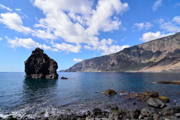 Hierro Kanarya Adaları Ndaki Roque Bonanza Plajı Spanya — Stok fotoğraf