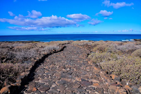 Bild Landsväg Desert Dirt Road — Stockfoto