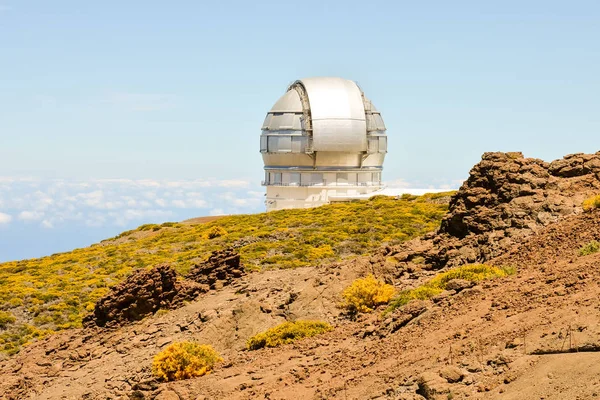 Foto Telescópio Observatório Astronômico Científico Moderno — Fotografia de Stock