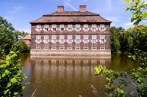 Antiguo Castillo Antiguo Europeo Westfalia Alemania — Foto de Stock