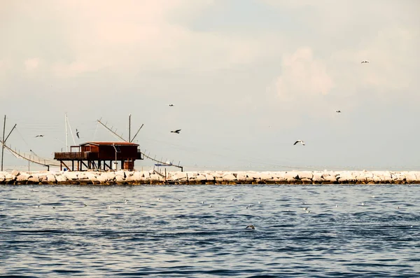 Maison de pêche traditionnelle — Photo