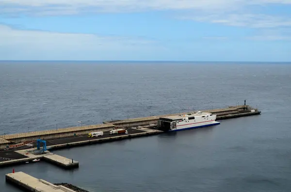 Vista aérea de los barcos —  Fotos de Stock