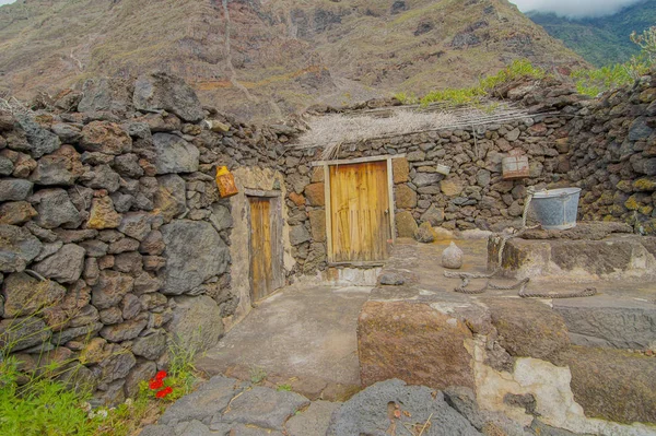 Elhagyott házak El Hierro szigetén — Stock Fotó