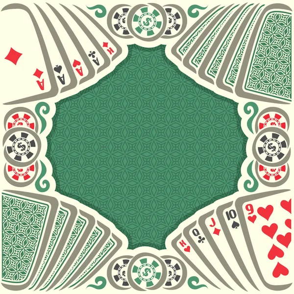 Векторный логотип холдем покер — стоковый вектор