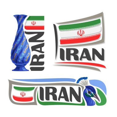 Vector logo Iran clipart