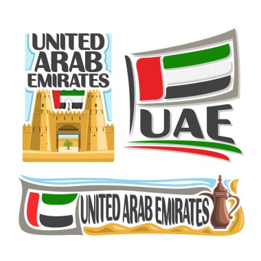 Vektör logo Birleşik Arap Emirlikleri