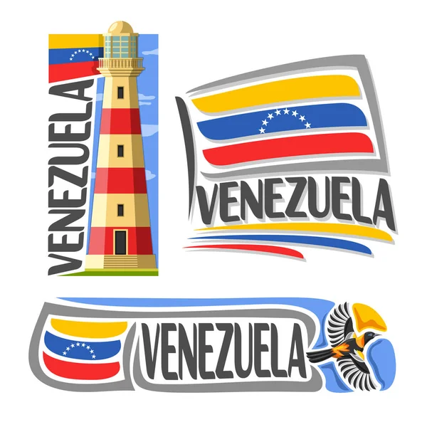 Vector logo Venezuela — Stock Vector