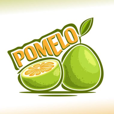 Vektör logo Pomelo meyve