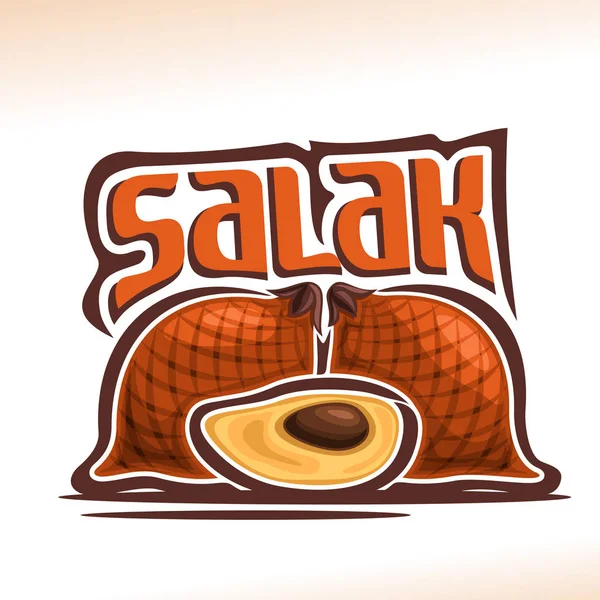 Vektor logotypen Salak frukt — Stock vektor