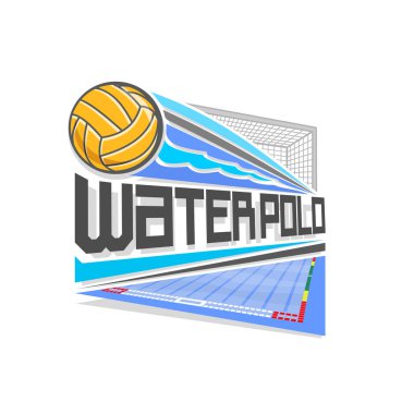 Su topu oyunu için vektör logo