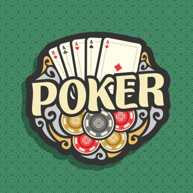 Vektör logo Poker