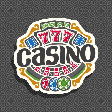 Casino için vektör logo