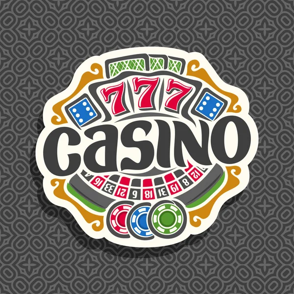 Vektor logotypen för Casino — Stock vektor