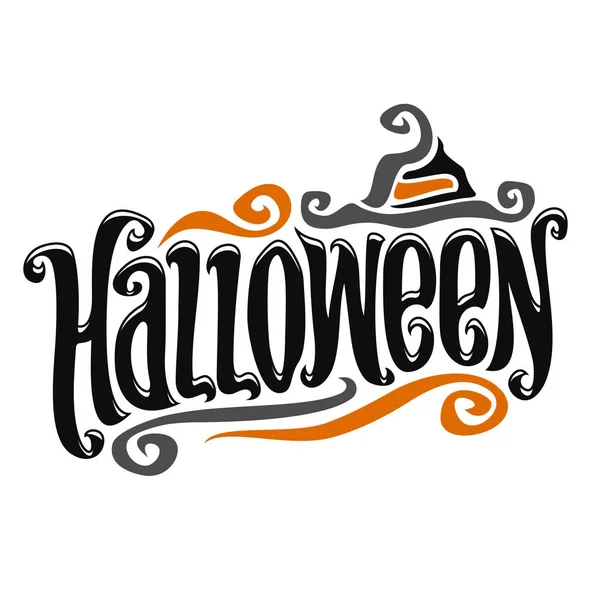 Cartel vectorial para Halloween — Vector de stock