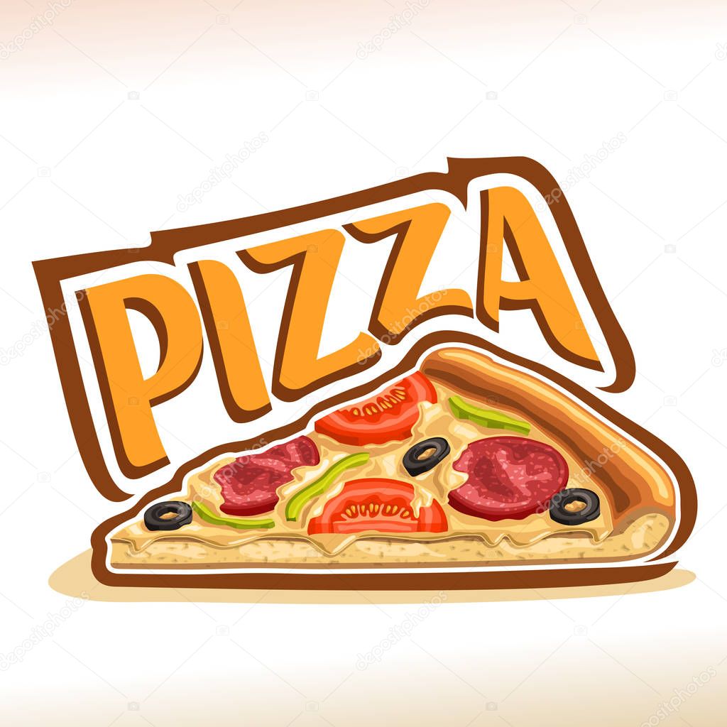 Vector poster for Pizza