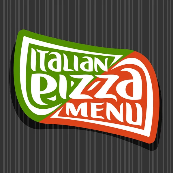Wektor logo dla włoskiej pizzy — Wektor stockowy